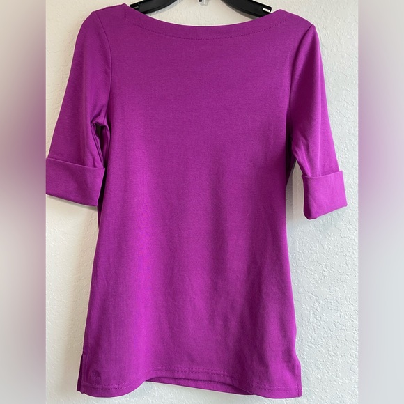 Lauren Ralph Lauren Cotton Blend Boat Neckline Size XS - Picture 1 of 5